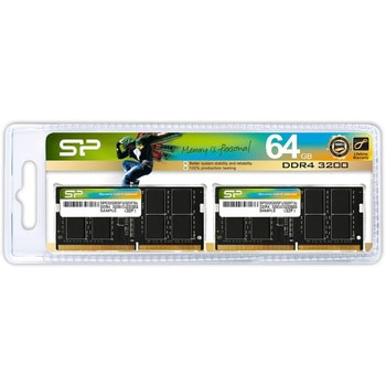 SP064GBSFU320F22 DRAMノート用 DDR4-3200 32GB 2枚組 シリコンパワー ...