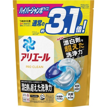 アリエールジェルボール4Dプロクリーン P&G 液体洗剤 【通販モノタロウ】