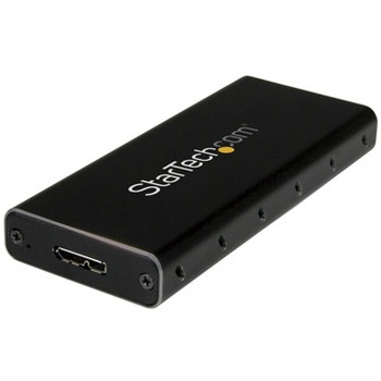 mSATA SSDドライブケース アルミ製ケース USB 3.1(10Gbps)対応 StarTech.com