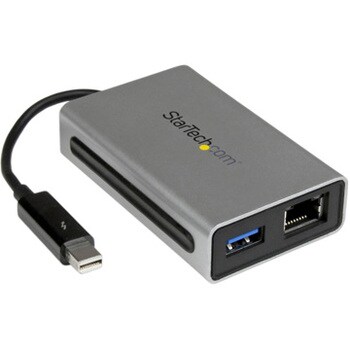 Tb2usb3ge Thunderboltサンダーボルト ギガビットethernet変換アダプタ 1x Usb 3 0ハブ搭載 1個 Startech Com 通販サイトmonotaro