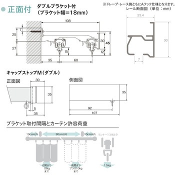 レガートスクエア カバートップⅡダブル正面付Mセット TOSO