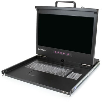 RACKCONS17HD サーバーラック用LCD一体型KVMコンソールドロワー 1U 17 ...