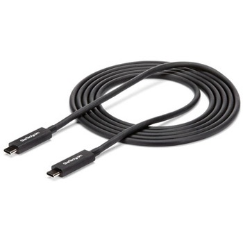 Thunderbolt 3 ケーブル 2m 100W USB PD対応 40Gbps StarTech.com