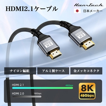 Hanx-Tech HDMI2.1ケーブル Hanx