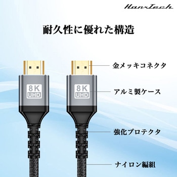Hanx-Tech HDMI2.1ケーブル Hanx