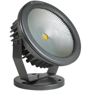 LED投光器 30W 丸型台座 COBチップ ワイド照射 広角 防水 AC式 GOODGOODS(グッド・グッズ)
