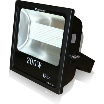 LED投光器 200W 広角 ワイド照射 - GOODGOODS(グッド・グッズ)
