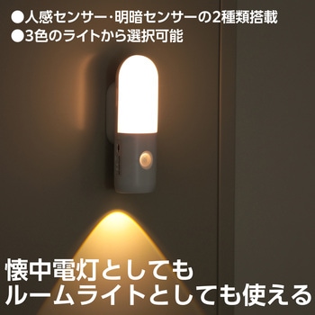 懐中電灯付防災センサーライト - アーテック[学校教材・教育玩具]