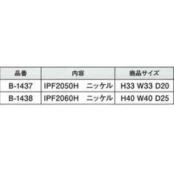 鉄 丸型オープンアイプレート ニッケル ニッサチェイン