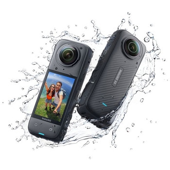 360度アクションカメラ Insta360 X4 エクスプローラーキット(本体+114cm自撮り棒+レンズキャップ+256G) insta360