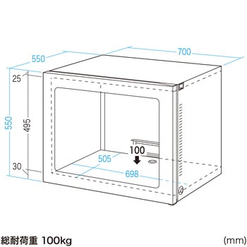 防塵ラック サンワサプライ