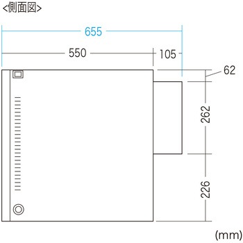 防塵ラック クーラー付き サンワサプライ
