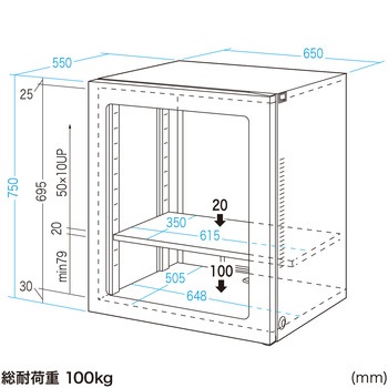 防塵ラック サンワサプライ