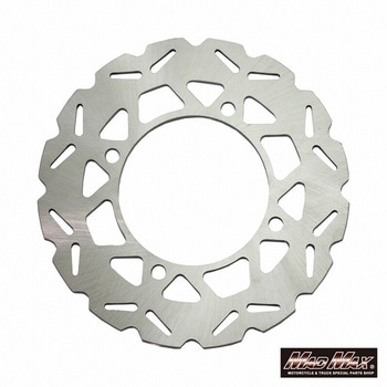 Mr Quick製 ホンダ CT125 ハンターカブ 220mm フロントウェーブディスク シルバー MAD MAX(マッドマックス)