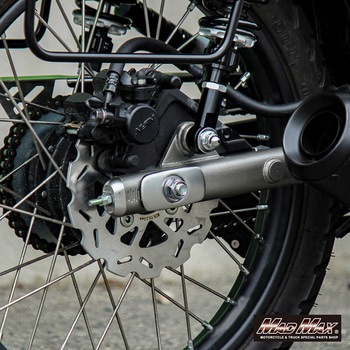 Mr Quick製 ホンダ CT125 ハンターカブ 190mm リアウェーブディスク シルバー MAD MAX(マッドマックス)