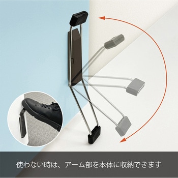 超強力マグネットドアストッパー「ゼロスライド」 黒 MagX(マグエックス)