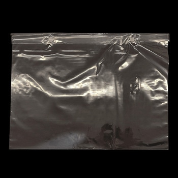 衣類包装用 共押しフィルム製 ホック付き透明樹脂袋 ホワイトバリーン