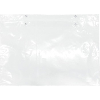 衣類包装用 共押しフィルム製 ホック付き透明樹脂袋 ホワイトバリーン