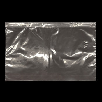 衣類包装用 共押しフィルム製 ホック付き透明樹脂袋 ホワイトバリーン