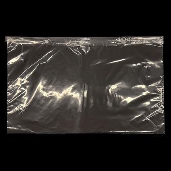 衣類包装用 共押しフィルム製 ホック付き透明樹脂袋 ホワイトバリーン