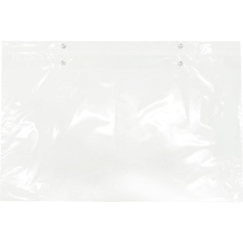衣類包装用 共押しフィルム製 ホック付き透明樹脂袋 ホワイトバリーン