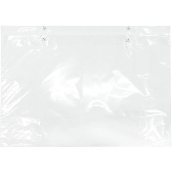 衣類包装用 共押しフィルム製 ホック付き透明樹脂袋 ホワイトバリーン