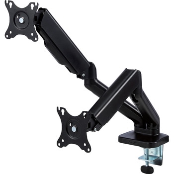 モニターアーム デュアル 2画面 ガススプリング式 【17～32インチ 耐荷重約2～9kg×2 エレコム