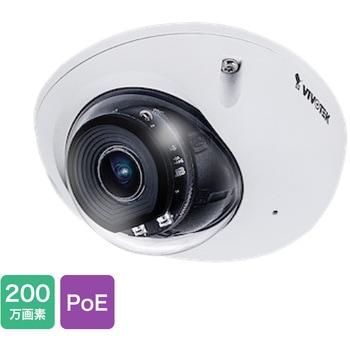 防犯カメラ ドーム型 200万画素 屋外 コンパクト 録音 防塵 防水 夜間 IR搭載 耐衝撃性 保証3年 FD9366-HV Vivotek
