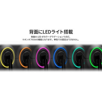 ゲーミング液晶ディスプレイ 27型/3840×2160/HDMI×2、DP×2/ブラック/スピーカー有/2年保証 JAPANNEXT