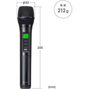 マイク ワイヤレス/ハンドタイプ MM-SPAMP21用 サンワサプライ