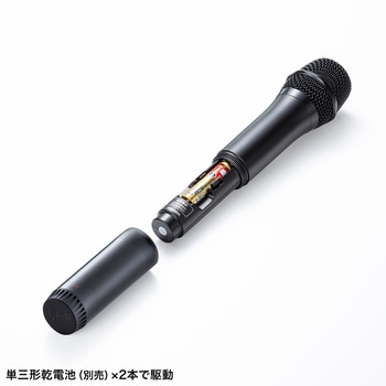 マイク ワイヤレス/ハンドタイプ MM-SPAMP21用 サンワサプライ