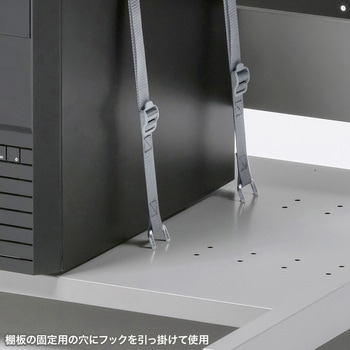 固定ベルト 機器用 2本セット サンワサプライ
