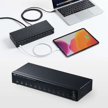 USBハブ USB TypeC 12ポート サンワサプライ
