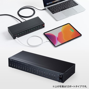 USBハブ USB TypeC 20ポート サンワサプライ