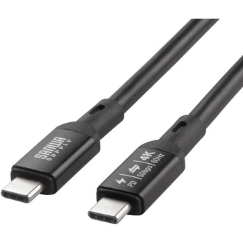 USB TypeCケーブル USB 5Gbps PD75W対応 サンワサプライ