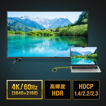 変換アダプタ USB TypeC-HDMI サンワサプライ