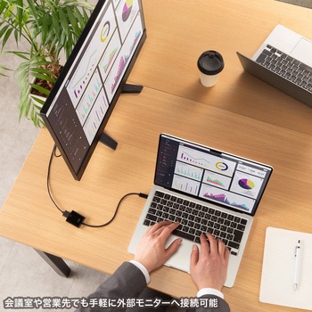 変換アダプタ USB TypeC-HDMI サンワサプライ