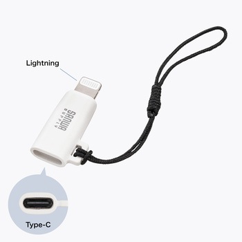 変換アダプタ USB TypeC-ライトニング サンワサプライ