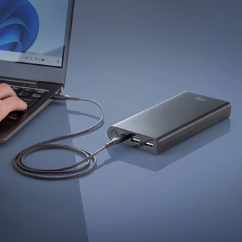 モバイルバッテリー USB PD対応 PD60W サンワサプライ