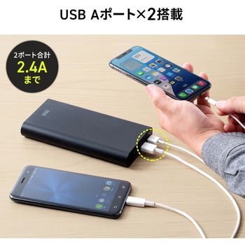 モバイルバッテリー USB PD対応 PD60W サンワサプライ