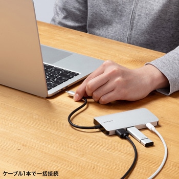 ドッキングステーション USB TypeC サンワサプライ