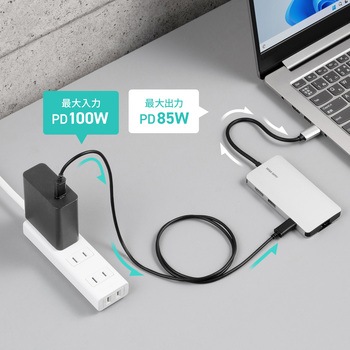 ドッキングステーション USB TypeC サンワサプライ