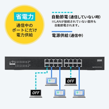 PoEスイッチングハブ 2Giga対応 サンワサプライ