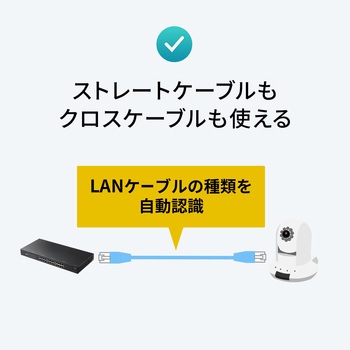 PoEスイッチングハブ 2Giga対応 サンワサプライ