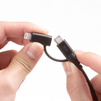 ライトニングケーブル USB TypeC サンワサプライ