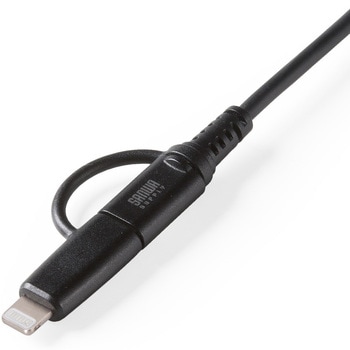 ライトニングケーブル USB TypeC サンワサプライ