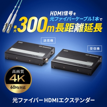 エクステンダー HDMI 光ファイバ接続 サンワサプライ