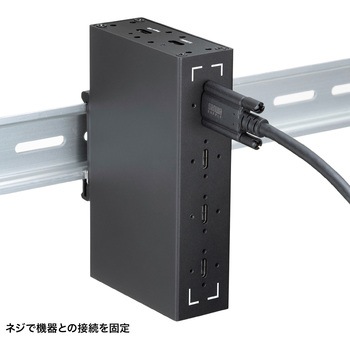 USB TypeCケーブル USB 20Gbps デュアルスクリューロック サンワサプライ