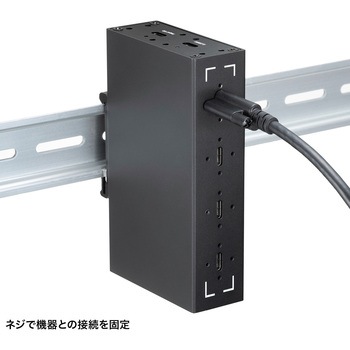 USB TypeCケーブル USB 20Gbps デュアルスクリューロック サンワサプライ
