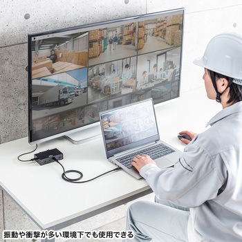 USB TypeCケーブル USB 20Gbps デュアルスクリューロック サンワサプライ